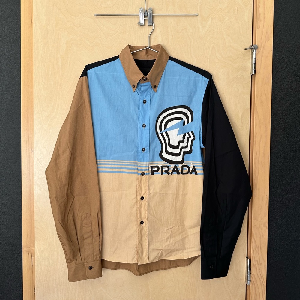Prada SS20 Color Block Head Shirt
